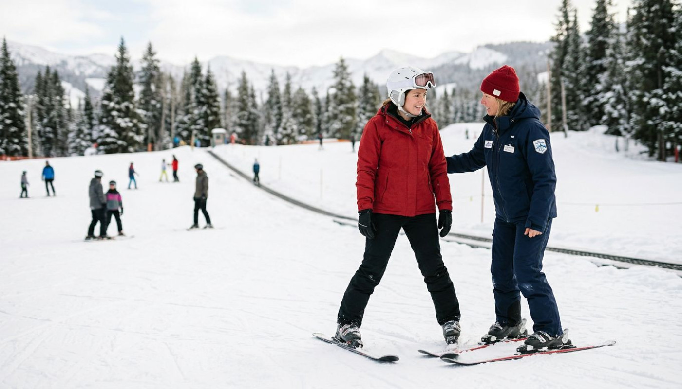 Comment gérer le stress des premières descentes en ski ?